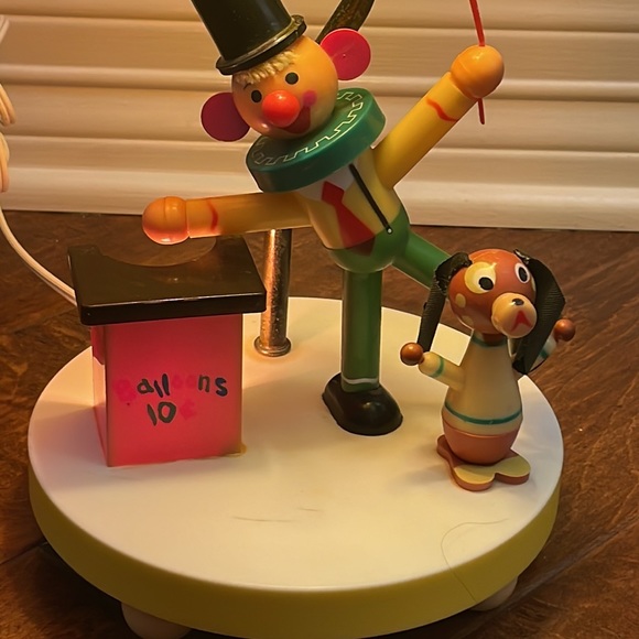 balloon lamp with clown and dog vintage - Picture 9 of 13